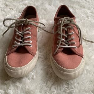 Frye canvas shoes.